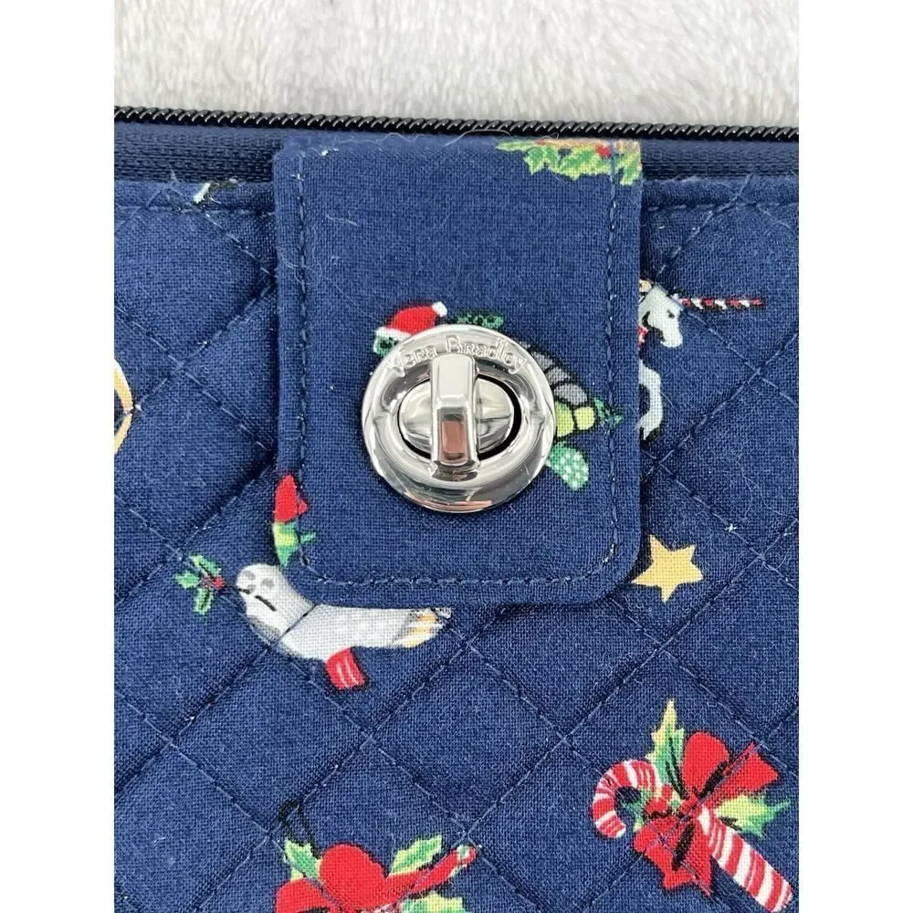 Vera Bradley Turnlock Wallet Holiday Wallet